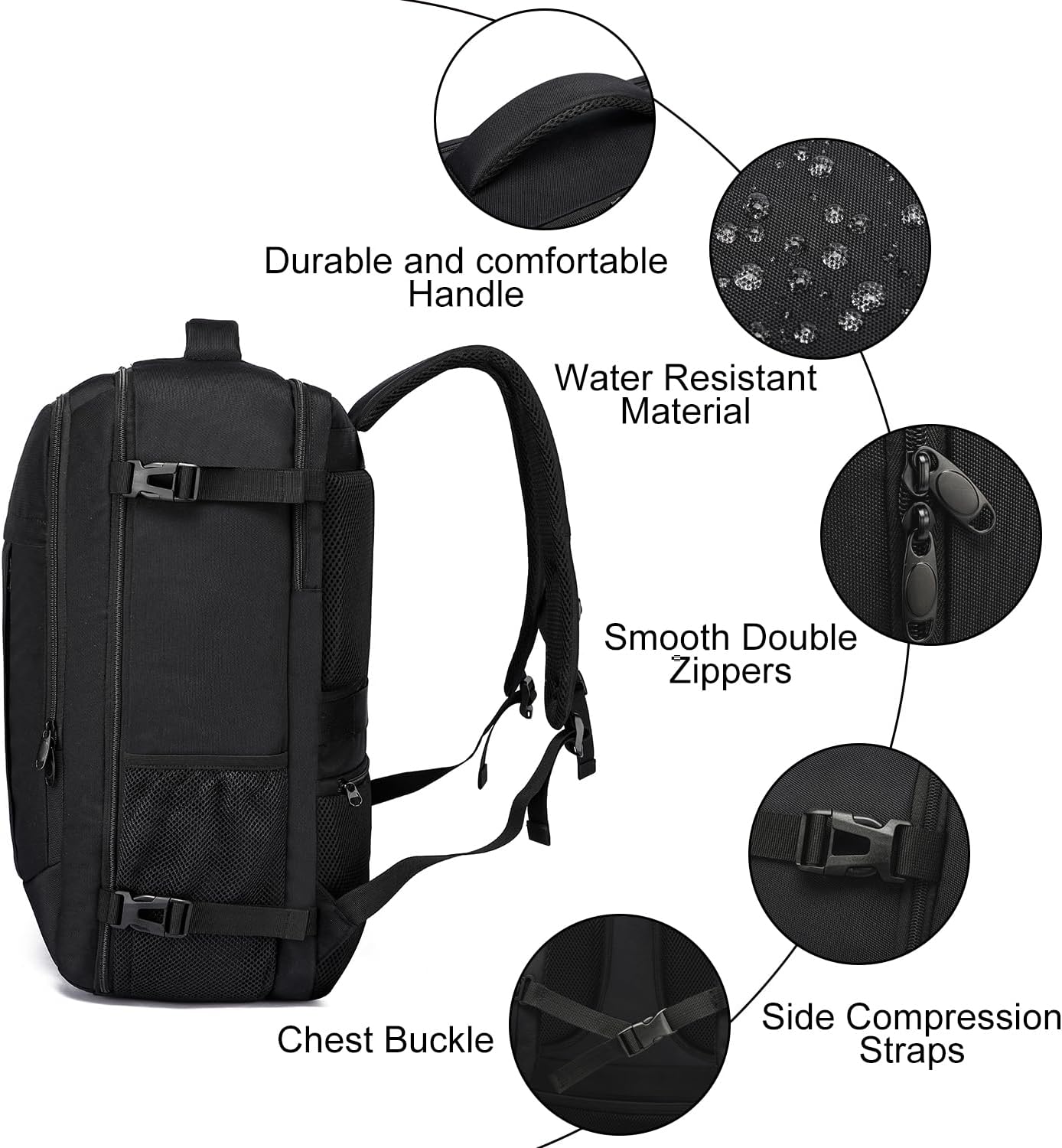 Compact Carry Travel Backpack