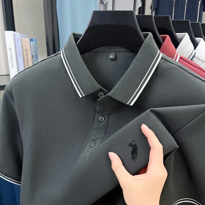 Everyday Comfort Pony Embroidered Polo Shirt