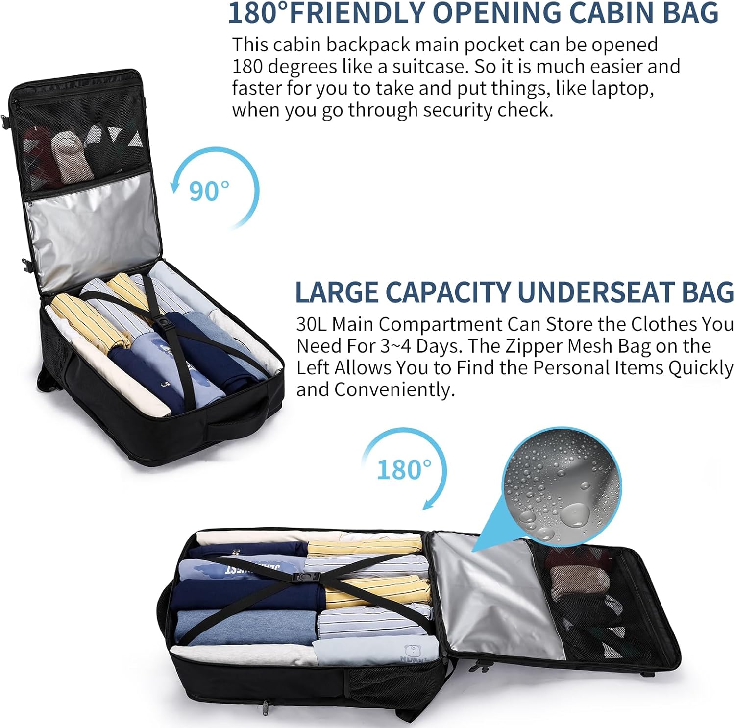 Compact Carry Travel Backpack