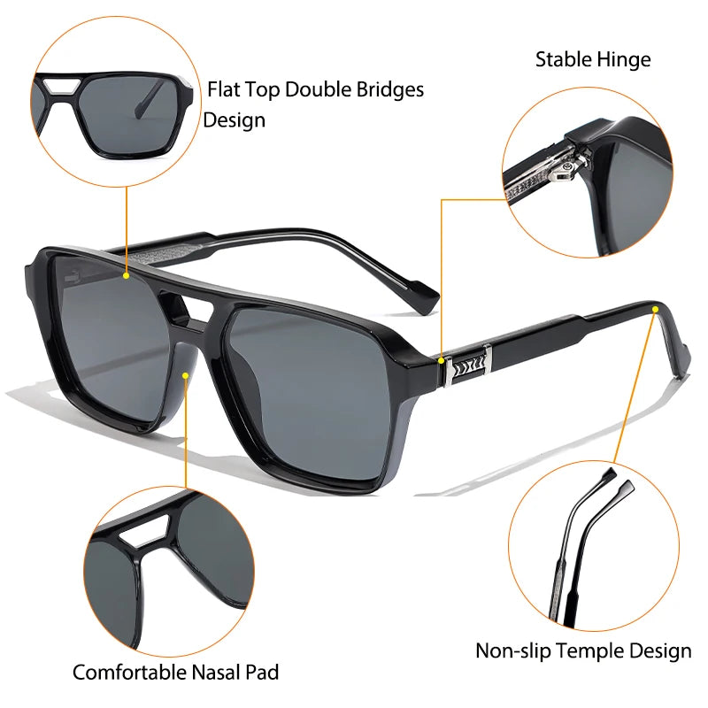 Urban Punk Flat Top Square Shades