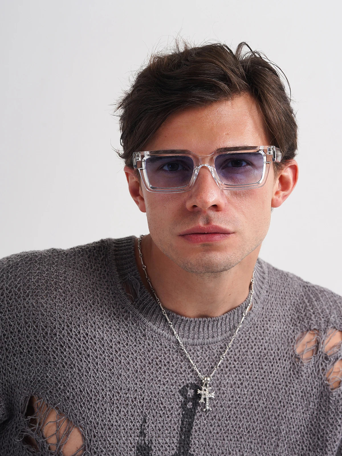 Retro Black Square Designer Shades