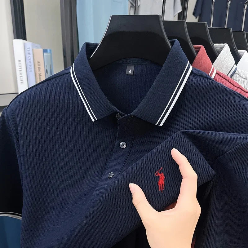 Everyday Comfort Pony Embroidered Polo Shirt