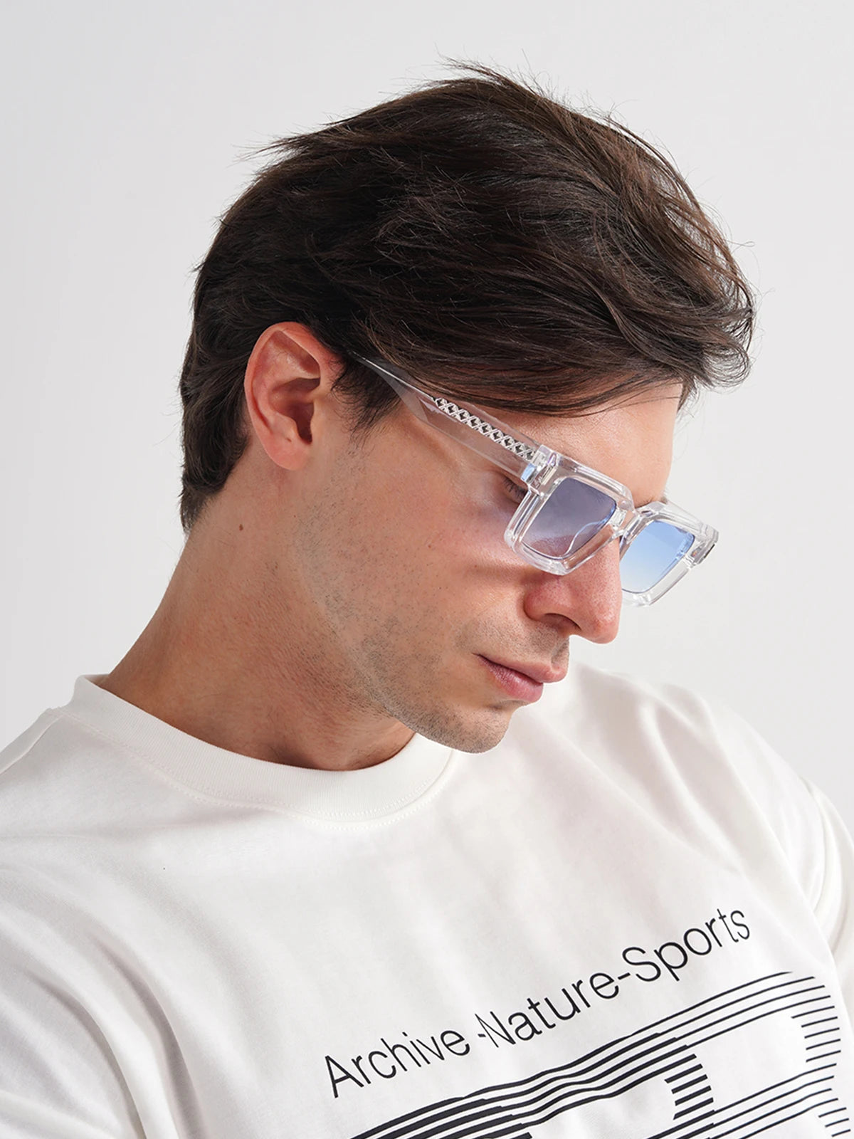 Retro Black Square Designer Shades