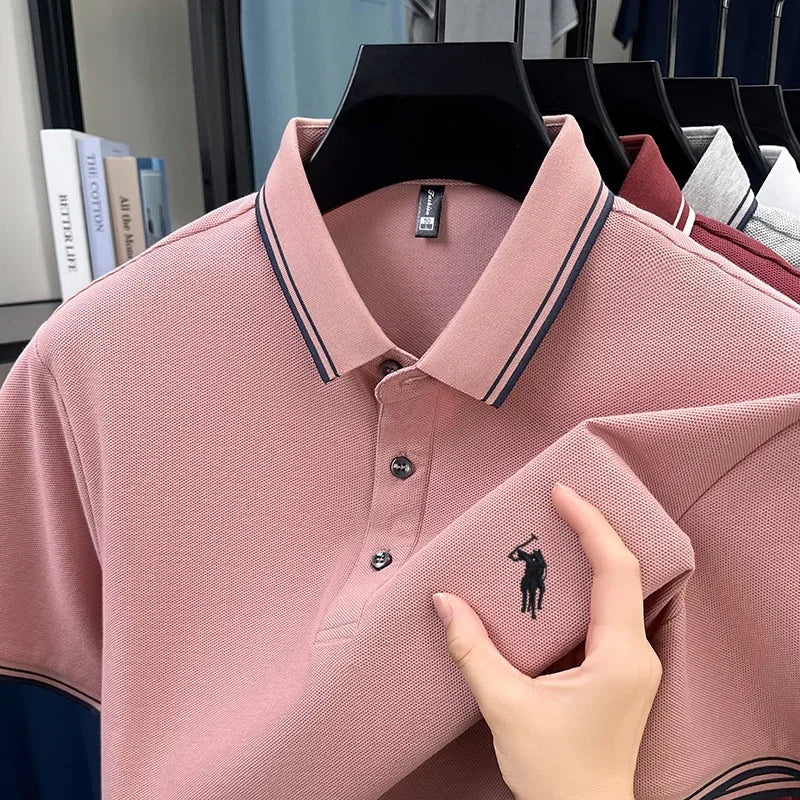 Everyday Comfort Pony Embroidered Polo Shirt