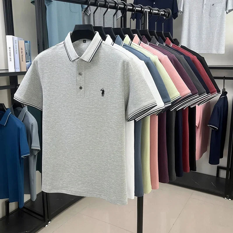 Everyday Comfort Pony Embroidered Polo Shirt