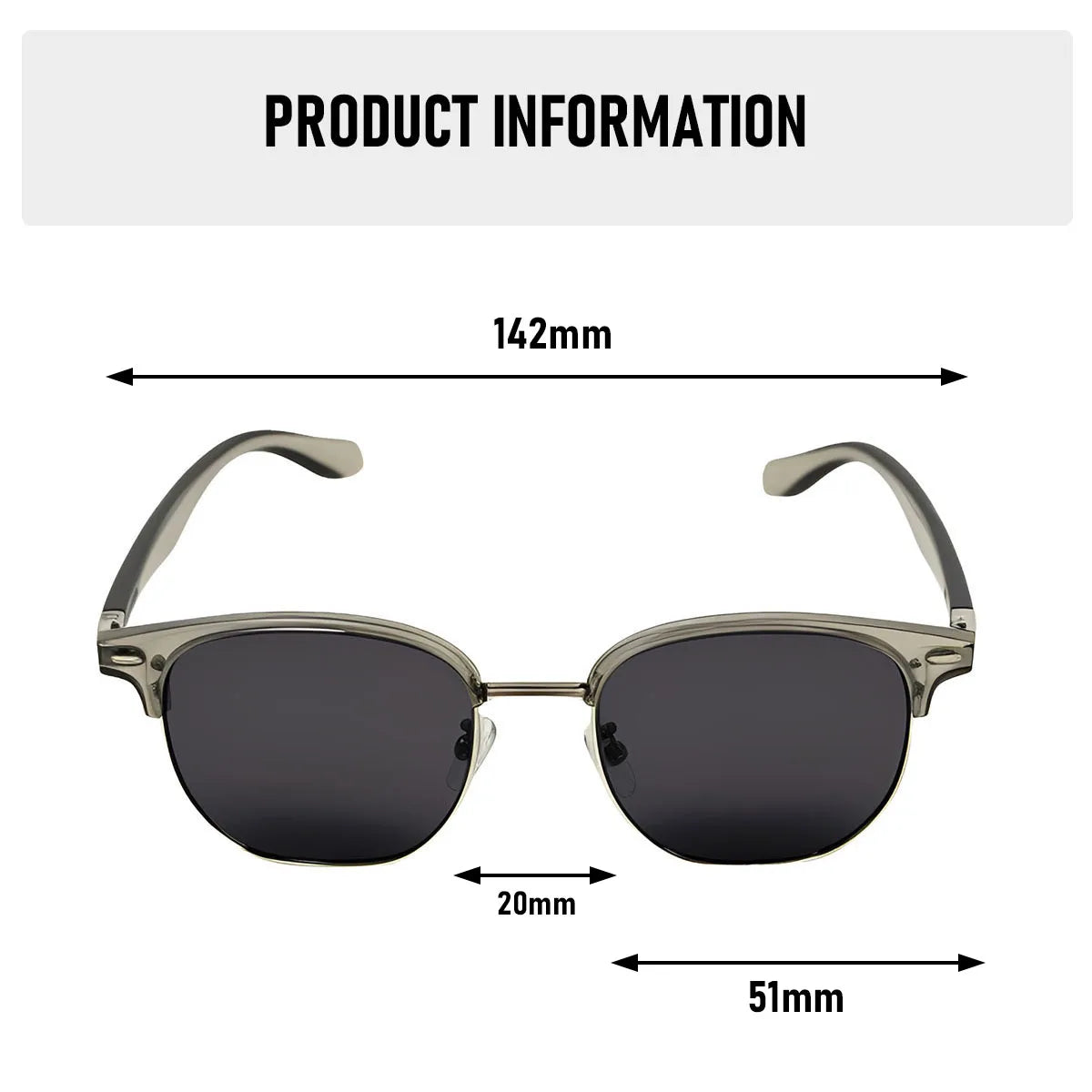 Retro Polarized Voyager Classic Shades