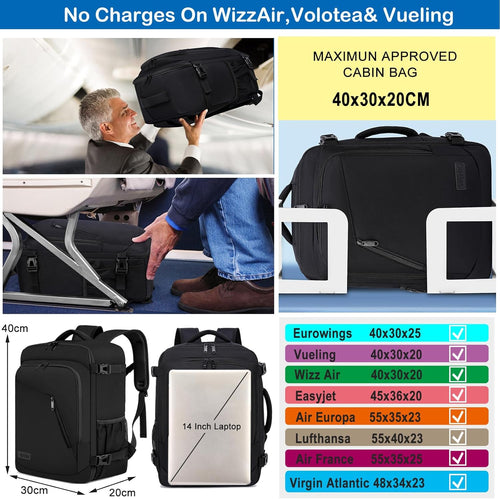 Compact Carry-On Backpack