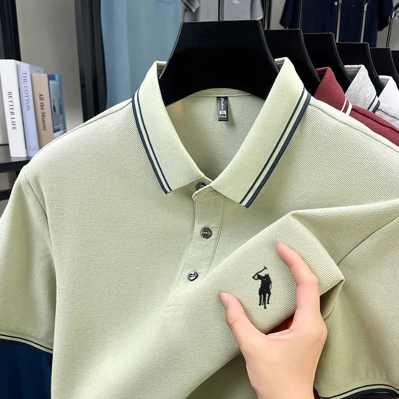Everyday Comfort Pony Embroidered Polo Shirt